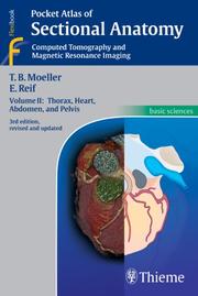 Cover of: Pocket Atlas of Sectional Anatomy, Computed Tomography and Magnetic Resonance Imaging, Vol. 2: Thorax, Heart, Abdomen, and Pelvis