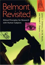 Cover of: Belmont Revisited: Ethical Principles for Research with Human Subjects