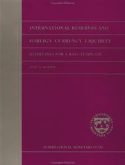 International Reserves and Foreign Currency Liquidity by Anne Y. Kester