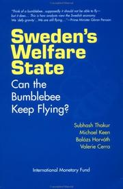 Cover of: Sweden's Welfare State: Can the Bumblebee Keep Flying?