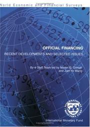 Cover of: Official Financing: Recent Developments And Selected Issues (World Economic and Financial Surveys,)
