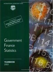 Cover of: Government Finance Statistics Yearbook by International Monetary Fund.