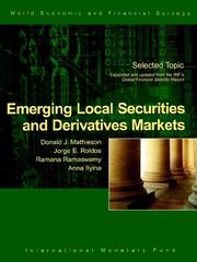 Cover of: Emerging Local Securities and Derivatives Market (World Economic and Financial Surveys)