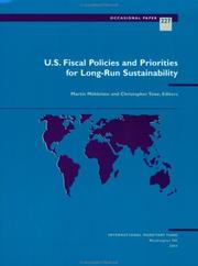 Cover of: U.S. Fiscal Policies and Priorities for Long-Run Sustainability (Occasional Paper (Intl Monetary Fund)) by R. Cardarelli