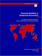 Cover of: Financial stability in dollarized economies