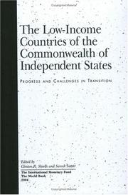 Cover of: Low Income Countries Of The Commonwealth Of Independent Countries | Switzerland) Low-Income Countries of the CIS: Progress and Challenges (2003 : Lucerne