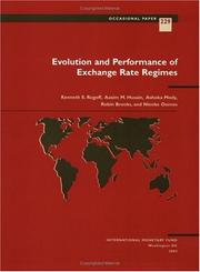 Cover of: Evolution and performance of exchange rate regimes