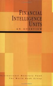 Cover of: Financial intelligence units: an overview.