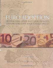 Euro Adoption in Central And Eastern Europe cover