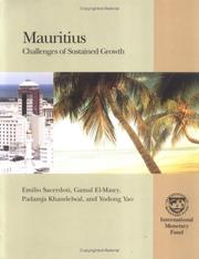 Cover of: Mauritius: Challenges of Sustained Growth