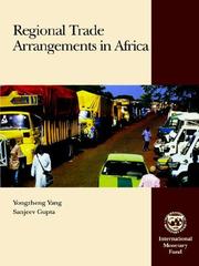 Cover of: Regional Trade Arrangements in Africa