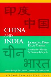 Cover of: China and India Learning from Each Other | Changing Economic Structures in China an