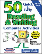 Cover of: 50 Quick and Easy Reading and Writing Activities