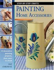 Painting home accessories by Pat Osborne