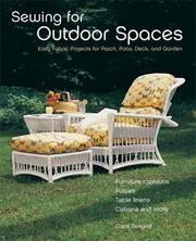 Cover of: Sewing for outdoor spaces | Carol Zentgraf
