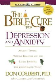 Cover of: The Bible Cure for Depression and Anxiety (Bible Cure)