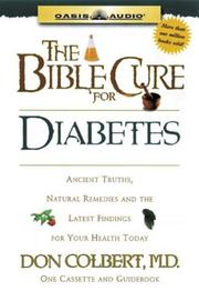 Cover of: The Bible Cure for Diabetes (Bible Cure)