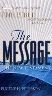 Cover of: The Message by Eugene H. Peterson