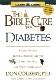 Cover of: The Bible Cure for Diabetes by Don Colbert