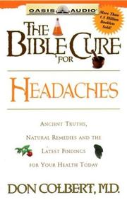 Cover of: The Bible Cure for Headaches (Bible Cure