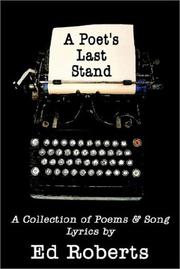 Cover of: A Poet's Last Stand