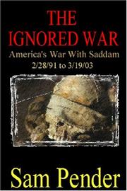 Cover of: The Ignored War