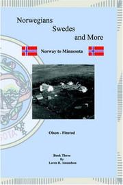 Cover of: Norwegians, Swedes and More Book Three: Olson-Finstad