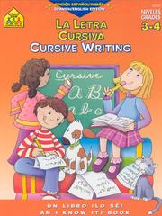 Cover of: Cursive Writing 3-4 Bilingual Work Book: I Know It!