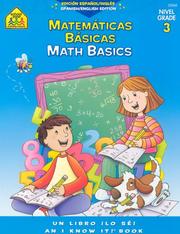Cover of: Math Basics 3 Bilingual: I Know It!