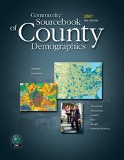 Cover of: Community Sourcebook of County Demographics by ESRI Press