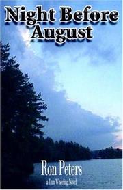 Cover of: Night Before August by Ron Peters