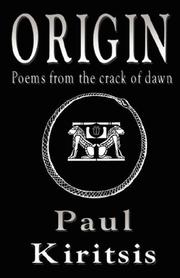 Cover of: Origin | Paul Kiritsis