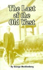 Cover of: The Last of the Old West