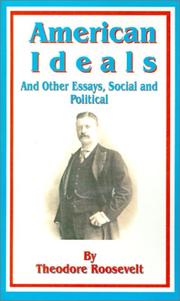 Cover of: American Ideals