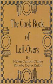 The Cook Book of Left-Overs
