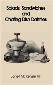 Cover of: Salads, Sandwiches and Chafing Dish Dainties