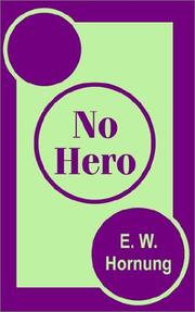 Cover of: No Hero | E. W. Hornung