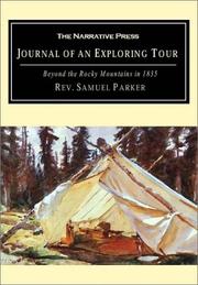 Cover of: Journal of an Exploring Tour: Beyond the Rocky Mountains