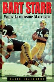Cover of: Bart Starr by David Claerbaut