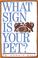 Cover of: What Sign is Your Pet?