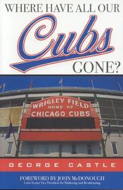 Cover of: Where Have All Our Cubs Gone?