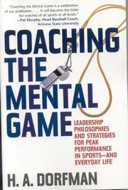 Cover of: Coaching the Mental Game by H.A. Dorfman