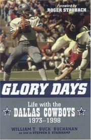Cover of: Glory Days: Life with the Dallas Cowboys, 1972-1998