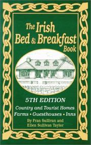 Irish Bed and Breakfast Book by Frank Sullivan, Ellen Sullivan Taylor