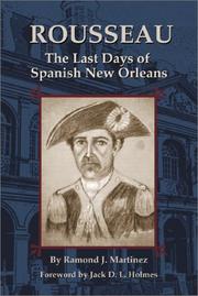 Cover of: Rousseau: The Last Days of Spanish New Orleans