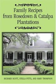 Cover of: Family Recipes From Rosedown & Catalpa Plantations
