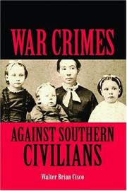 Cover of: War Crimes Against Southern Civilians