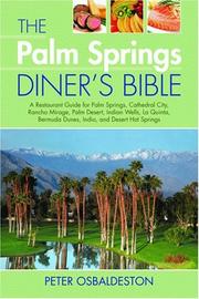 Cover of: The Palm Spring Diner's Bible by Peter Osbaldeston