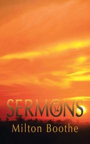 Cover of: 52 sermons | Milton Boothe