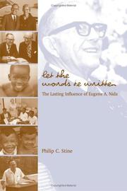 Cover of: Let The Words Be Written by Philip C. Stine, Philip C. Stine